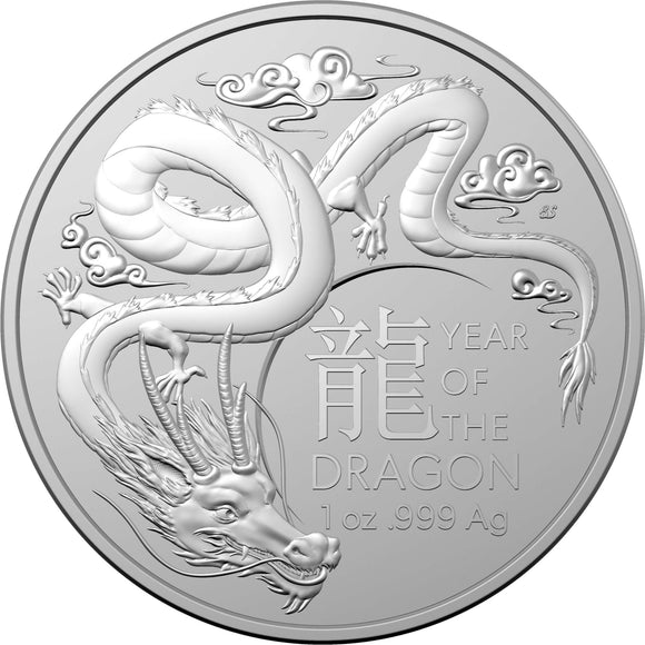 2024 RAM Year of the Dragon 1oz Silver Coin
