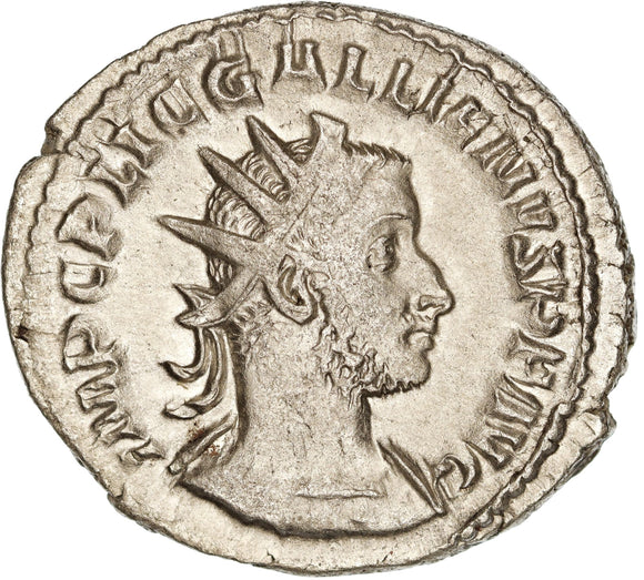 Gallienus 254-260 AD Silver Antoninianus aEF