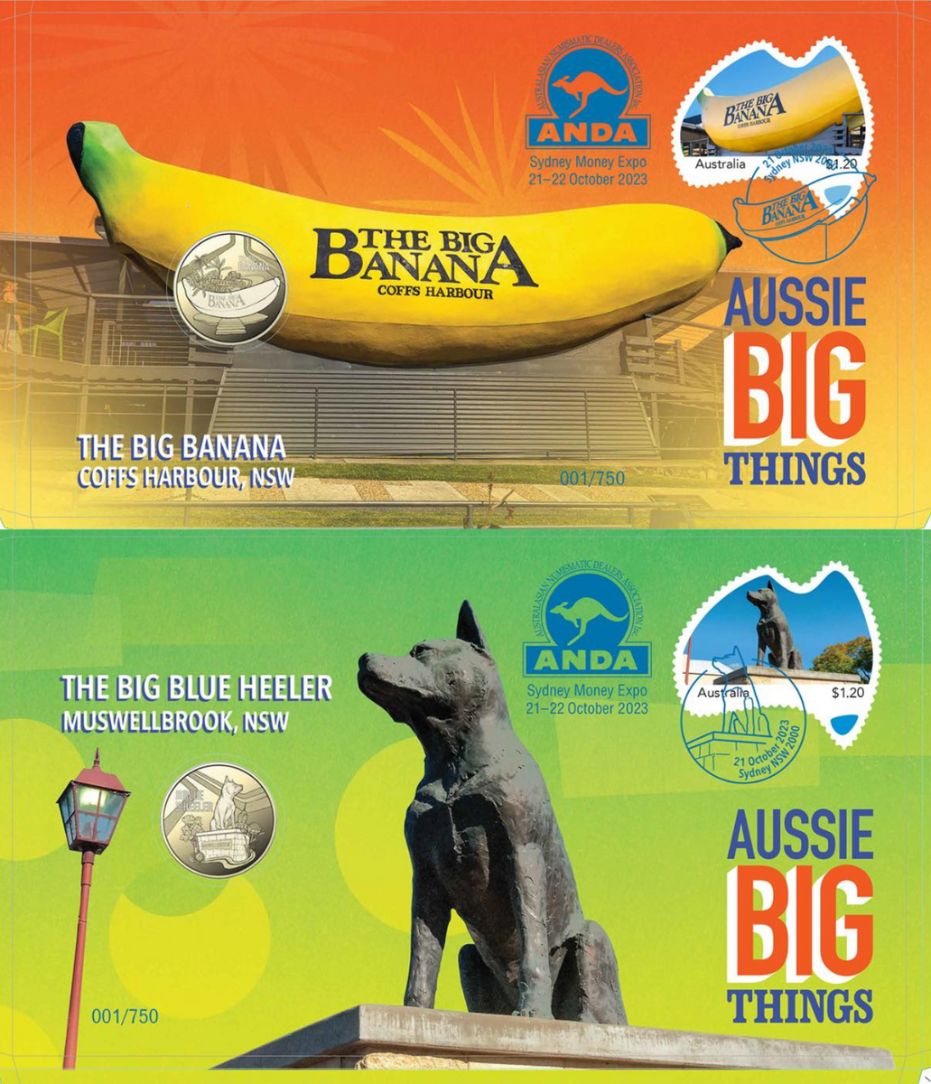 2023 Sydney ANDA Money Expo Aussie Big Things PNC Pair – Thompsons Coins