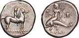 Calabria, Tarentum 325-281BC Silver Didrachm aEF