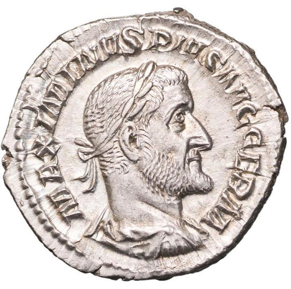 Maximinus I 235-238BC Silver Denarius gVF