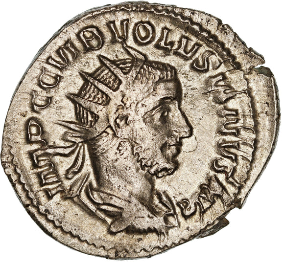 Gaius Vibius Volusianus 251-253 AD Silver Antoninianus EF