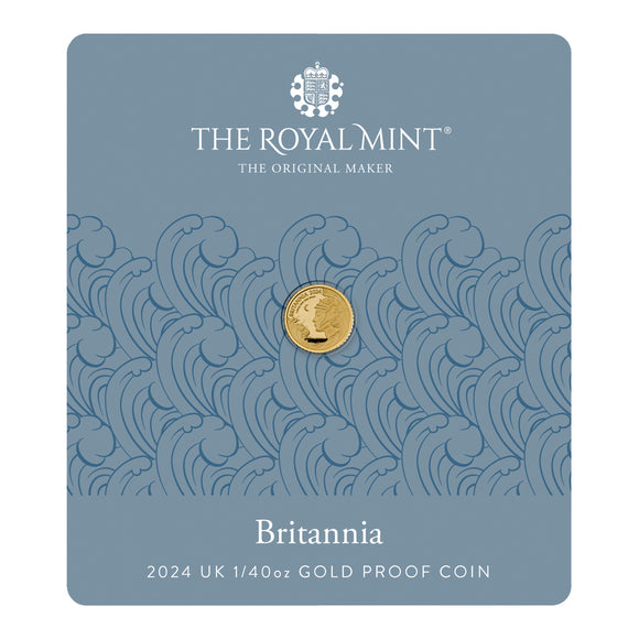 2024 Britannia UK 1/40oz Gold Proof Coin