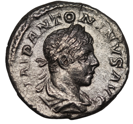 Rome Elagabalus Silver Denarius 218-222AD gVF