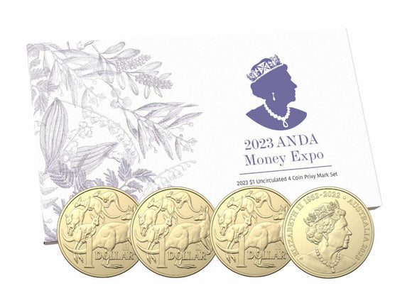 2023 ANDA 4-Coin Privy Mark Set QEII Memorial