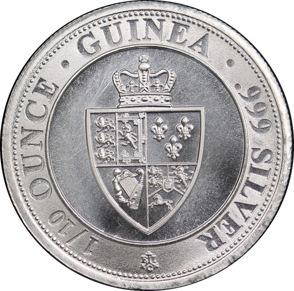 2020 St Helena Spade Guinea 1/10oz Silver
