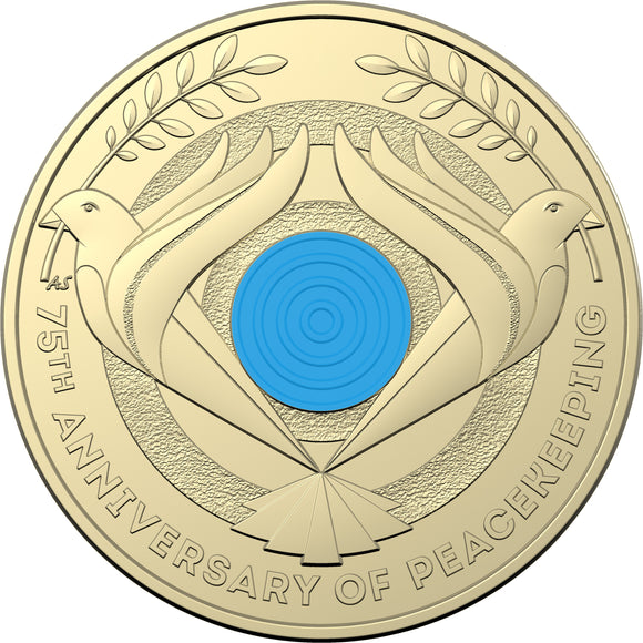 2022 75th Anniversary of Peacekeeping $2 Individual Coin