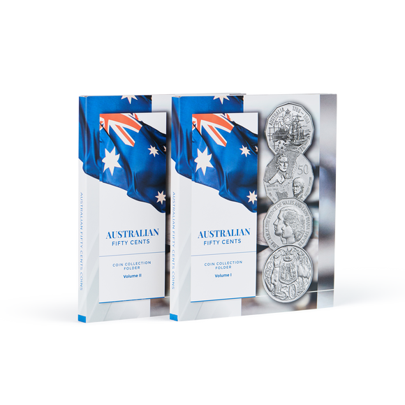 The Australian 50c Coin Collection Folder (Volumes I and II)