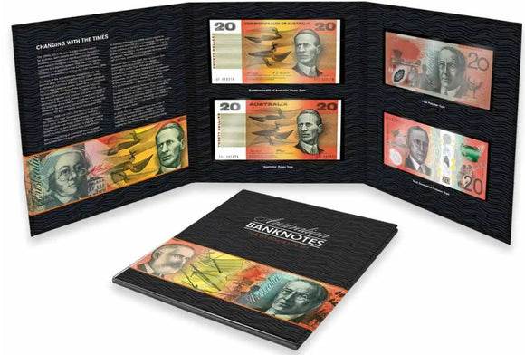 Australian $20 Banknote Type Set Folder