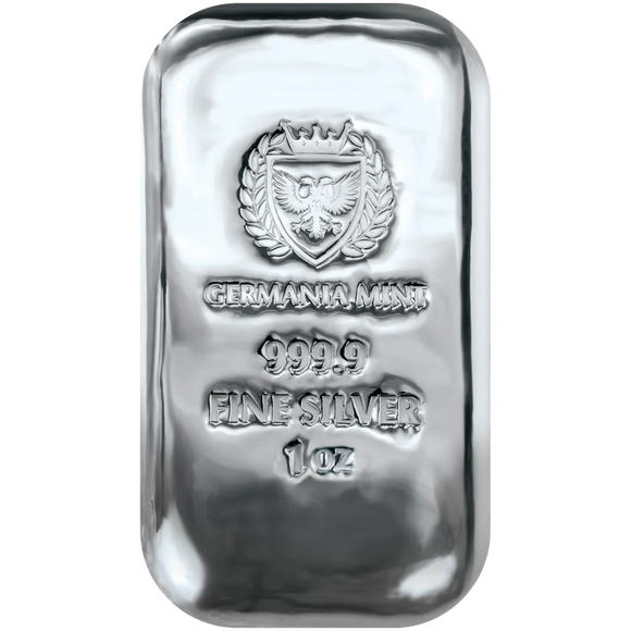 Germania Mint 1oz Silver Cast Bar