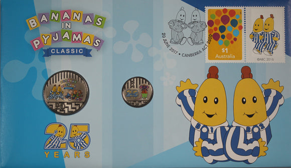 2017 25th Anniversary of Bananas in Pyjamas 5c and 20c PNC