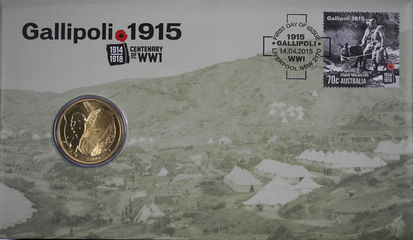 2015 Gallipoli Simpson and his Donkey $1 PNC