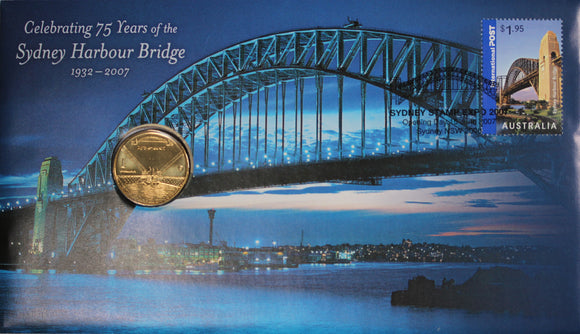 2007 75th Anniversary Sydney Harbour Bridge $1 PNC
