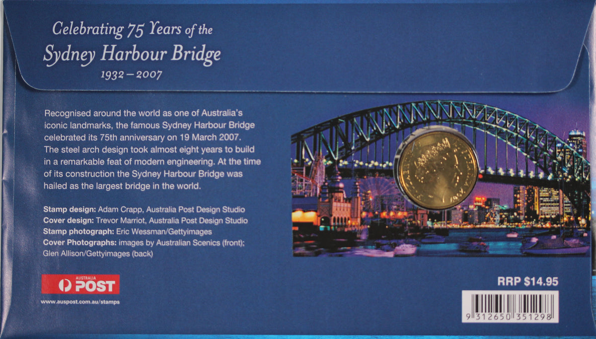 2007 75th Anniversary Sydney Harbour Bridge $1 PNC – Thompsons Coins