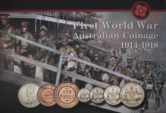 1914-18 WWI Predecimal Coin Pack