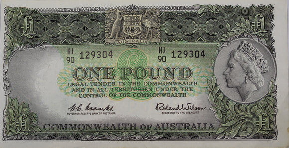 One Pound 1961 Coombs/Wilson EF