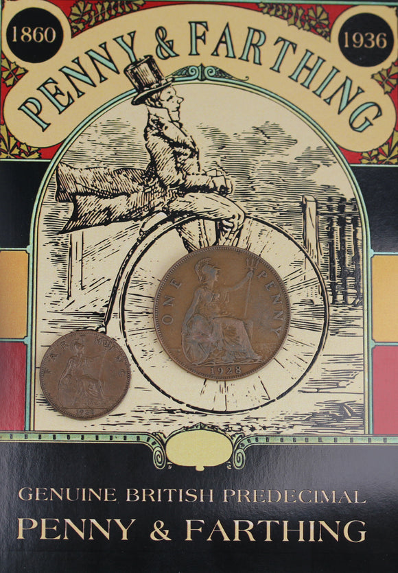 British Penny Farthing Coin Pair