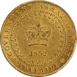 1852 Adelaide Pound Type II MS61