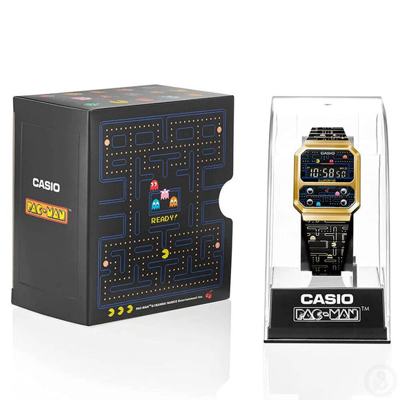 Casio Pac-Man Collaboration A100WEPC-1B Wrist Watch