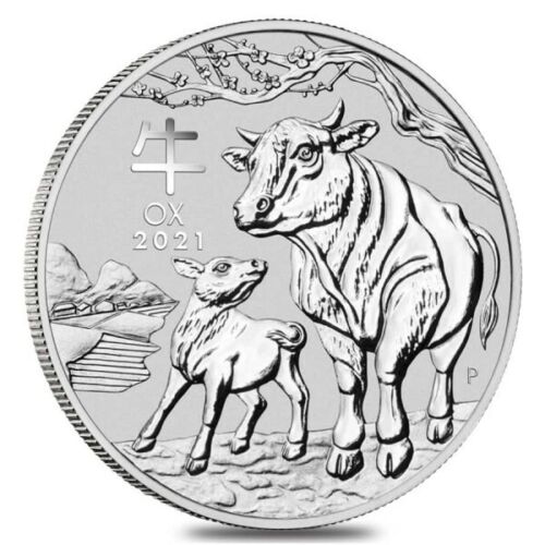 2021 1oz Silver Year of the Ox Coin