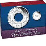 2013 $1 200th Anniversary of The Australian Holey Dollar and Dump 1oz Silver Proof Coin Set