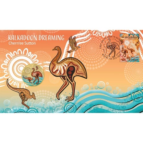 Kalkadoon Dreaming $1 Postal Numismatic Cover (PNC)