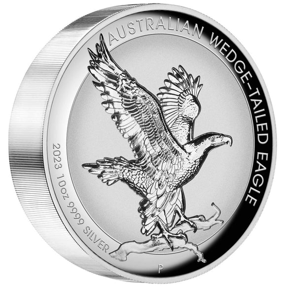 2023 Australian Wedge-tailed Eagle 10oz Silver Incused Coin