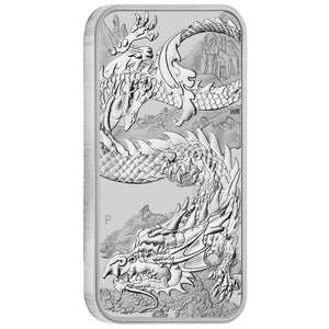 2023 Rectangular Dragon 1oz Silver