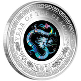 Australian Opal Lunar Series 2024 Year of the Dragon 1oz Silver Proof Coin