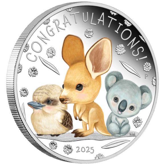 Newborn 2025 1/2oz Silver Proof Coloured Coin