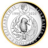 Kookaburra 2020 2oz Silver Proof Gilded High Relief Coin