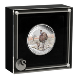 2021 $1 ANDA Melbourne Emu 1oz Silver Coloured Proof Coin