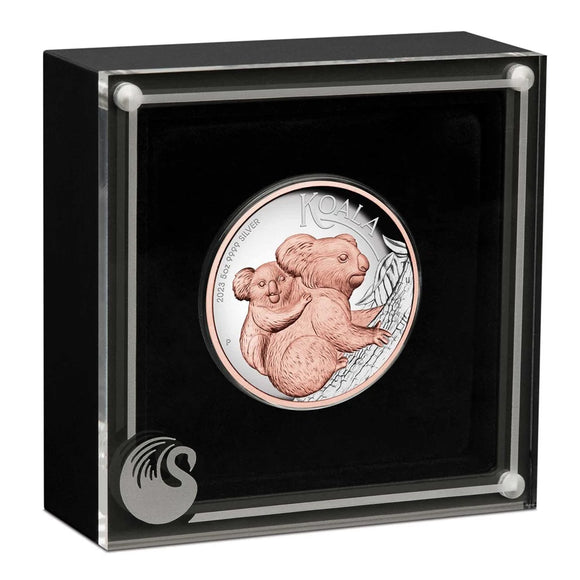 2023 Koala 5oz Silver Proof High Relief Gilded Coin