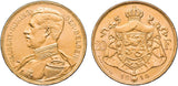 Belgium 1913 Gold Twenty Francs UNC