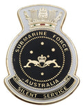 2014 $1 Royal Australian Navy Centenary Submarine Service 1oz Silver Coloured Proof Coin with Replica Badge Set