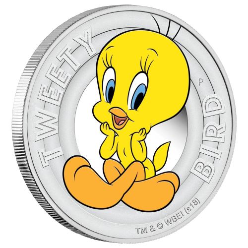 2018 Tweety Bird Looney Tunes - 1/2oz Silver Proof Coin