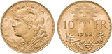 Switzerland 1922 B 10 Francs ChUNC