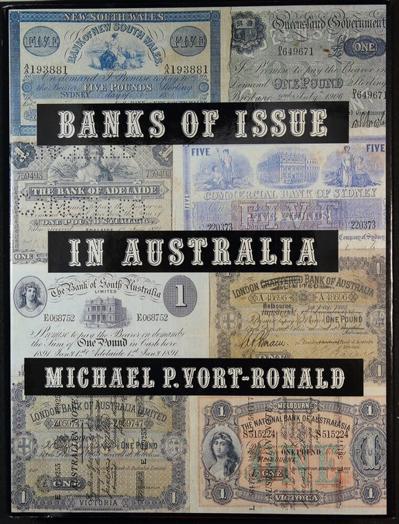 Banks Of Issue In Australia Hardcover Book By Mick-Vort Ronald