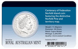 Centenary of Federation 2001 20c Norfolk Island Cu-Ni Coin Pack