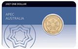 APEC Australia 2007 $1 Al-Br Coin Pack