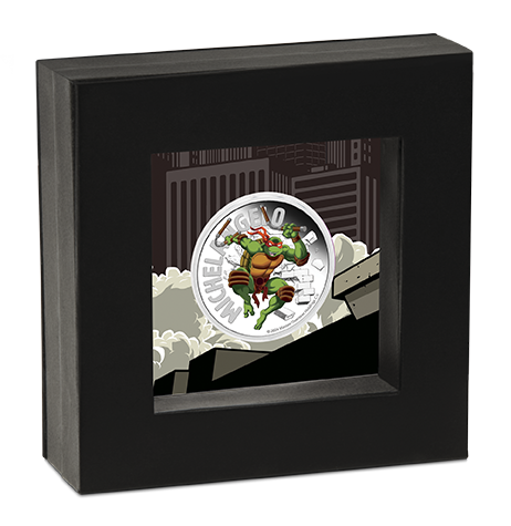 Teenage Mutant Ninja Turtles - Michelangelo 2024 1oz Silver Coloured Proof Coin