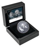 Australia at Night 2024 $1 Penguin 1oz Silver Black Proof Coin