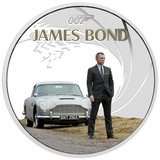 James Bond Daniel Craig 2024 1oz Silver Proof Coloured Coin