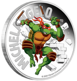 Teenage Mutant Ninja Turtles - Michelangelo 2024 1oz Silver Coloured Proof Coin