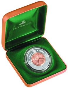 2004 $1 1964 40th Anniversary of The Last Australian Penny Silver Proof Coin