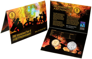 2009 International Year of Astronomy Uncirculated 2 Coin Set