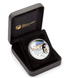 2010 $1 Australian Antarctic Territory Husky 1oz Silver Coloured Proof Coin