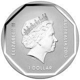 2013 $1 Australian Road Signs Kangaroo 1oz Silver Frosted Uncirculated Coin