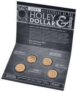 2013 $1 Holey Dollar & Dump Uncirculated 4 Coin Set