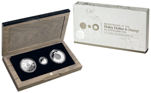 2013 Bicentenary of The Holey Dollar & Dump Silver Proof 3 Coin Set